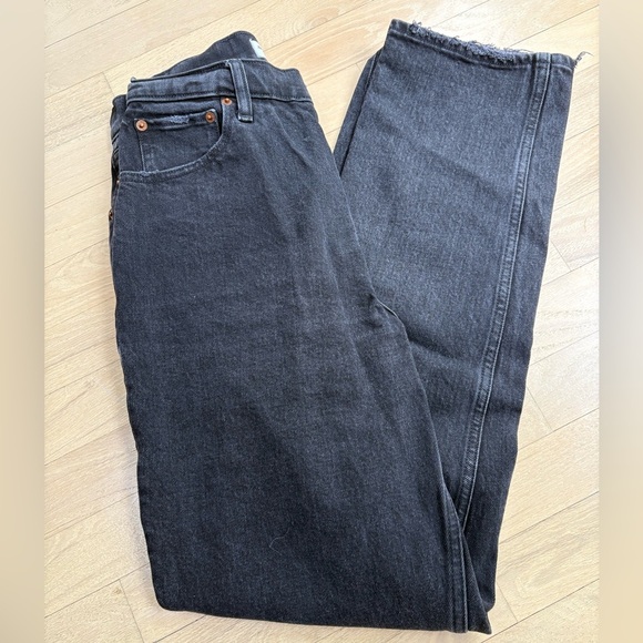 Abercrombie & Fitch Black Straight Jeans Classic Style - Picture 2 of 6